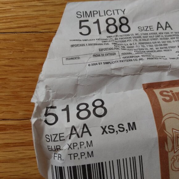 Vintage Victorian Style Nightgown Robe Sewing Pattern XS-M Simplicity 5188 UNCUT - Picture 3 of 11